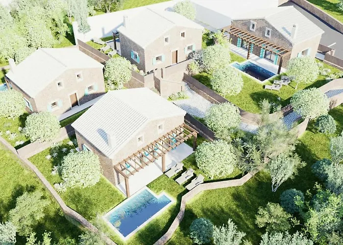 Villa Newly Built Stone With Private Swimming Pools And Gardens - The Four Counts