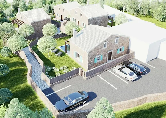 Newly Built Stone With Private Swimming Pools And Gardens - The Four Counts Villa *